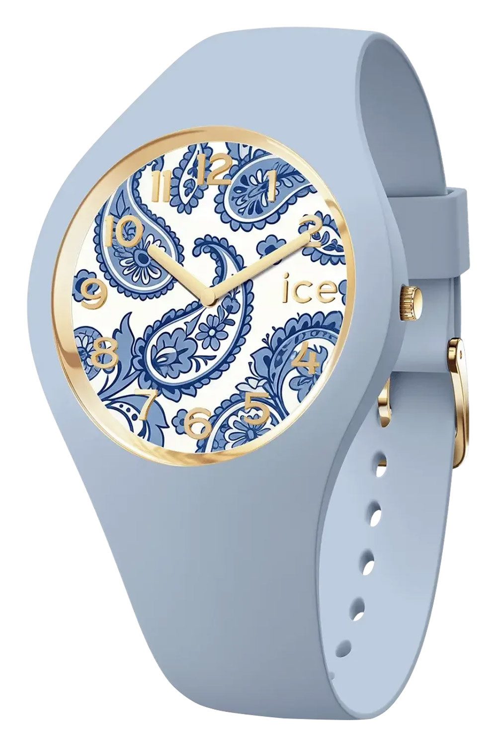 ice-watch Quarzuhr Uhr für Frauen ICE Flower S Blaue Aura