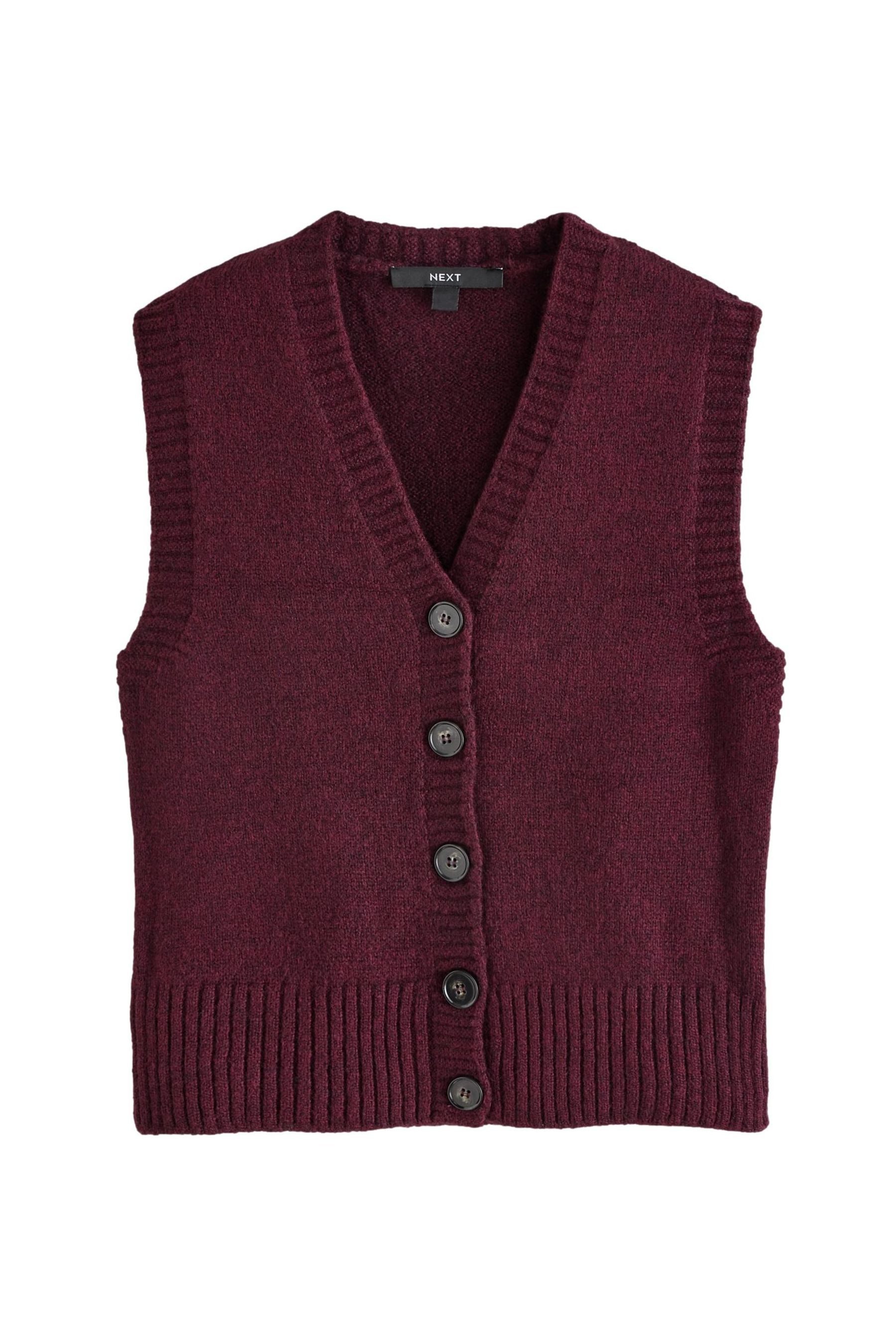 Strickweste Tanktop aus Strick mit Knopfleiste