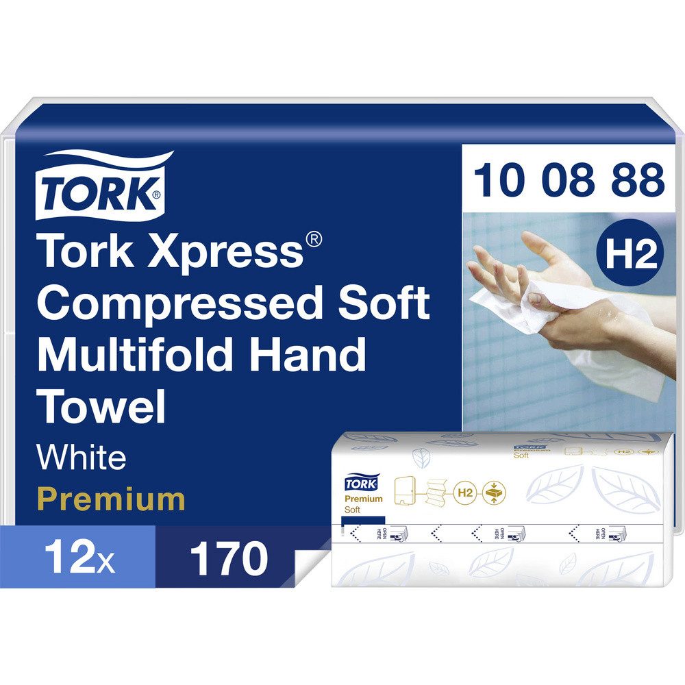 Papierhandtuch TORK 100888 Xpress Multifold Papierhandtücher Weiß 12 St.