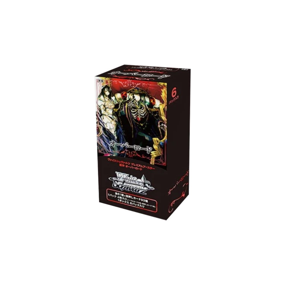 Bushiroad Sammelkarte Weiss & Schwarz Original Work Overlord Premium Booster Display JP