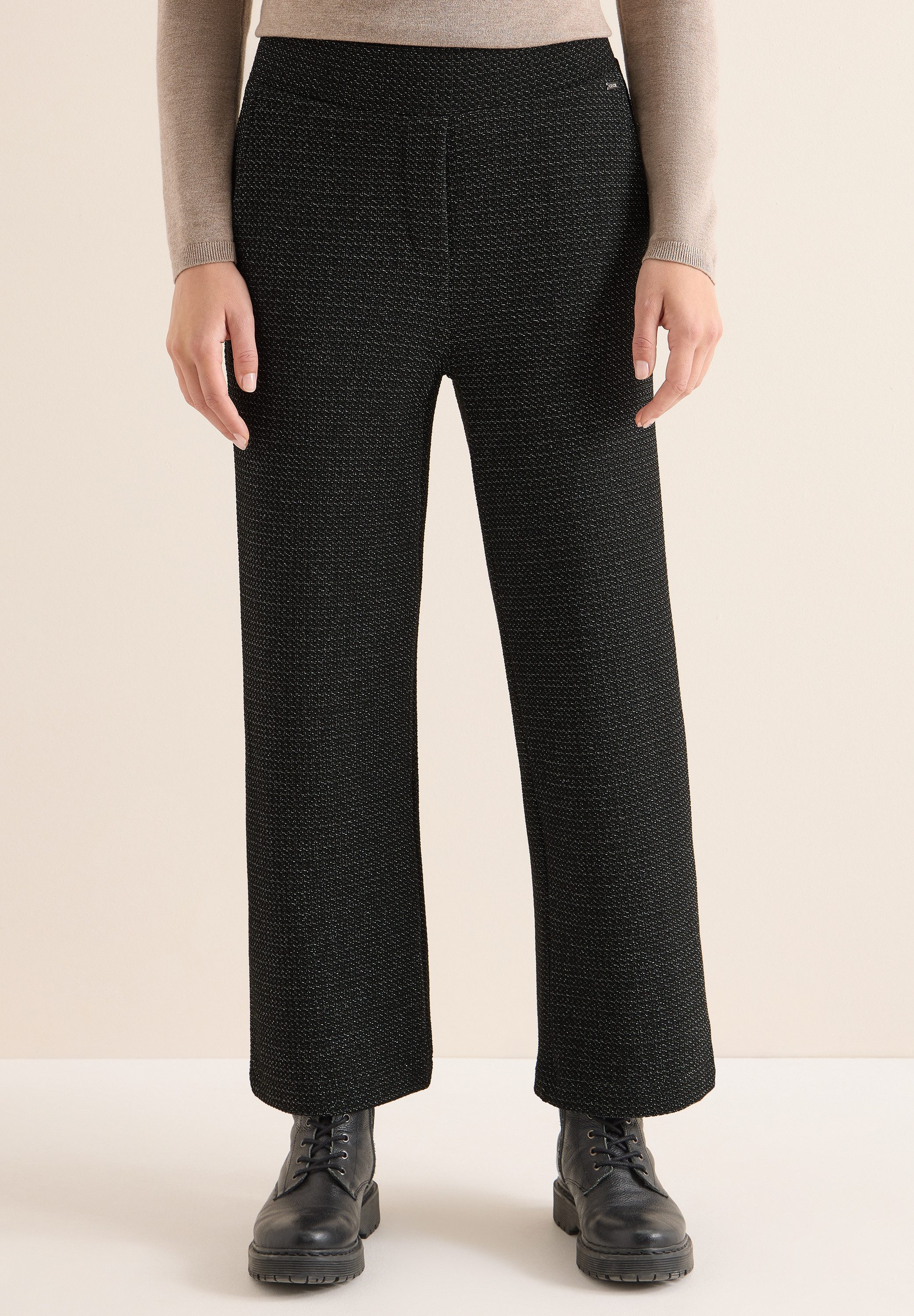 CECIL Stoffhose High Waist