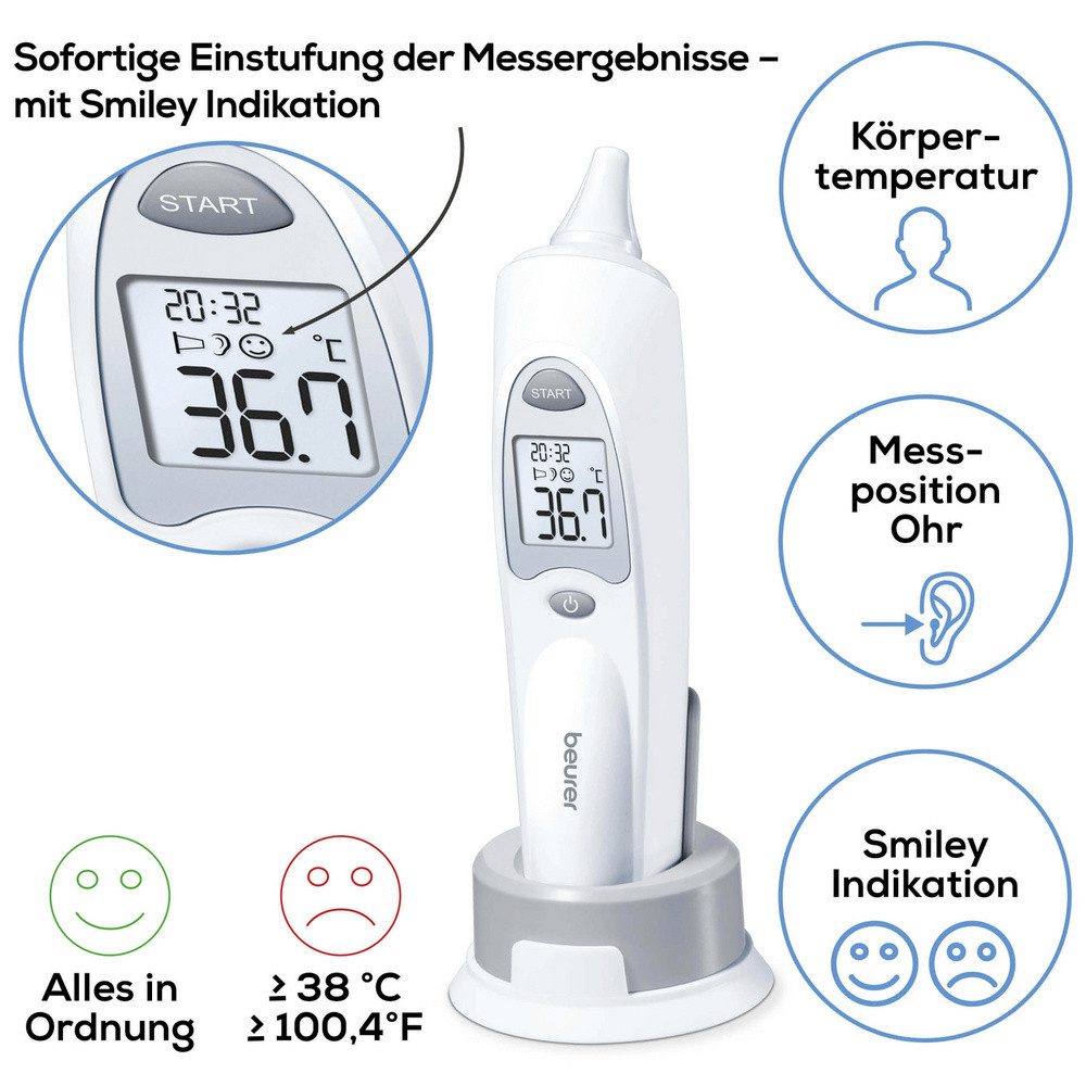 BEURER Fieberthermometer Beurer FT 58 Aufbewahrungsbox