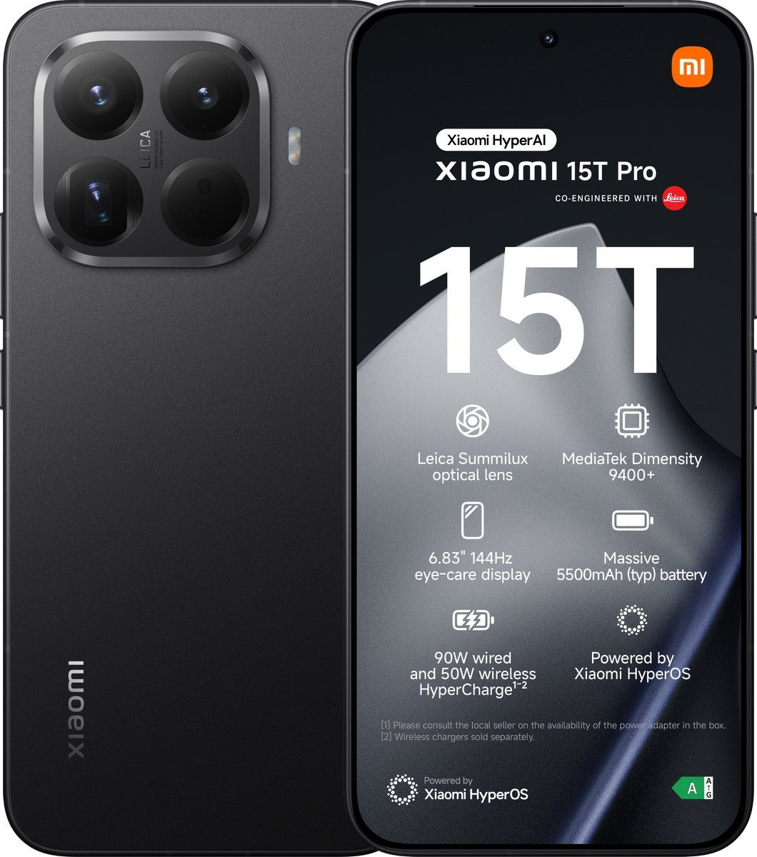 Xiaomi 15T Pro 5G 12GB 256GB Black Smartphone