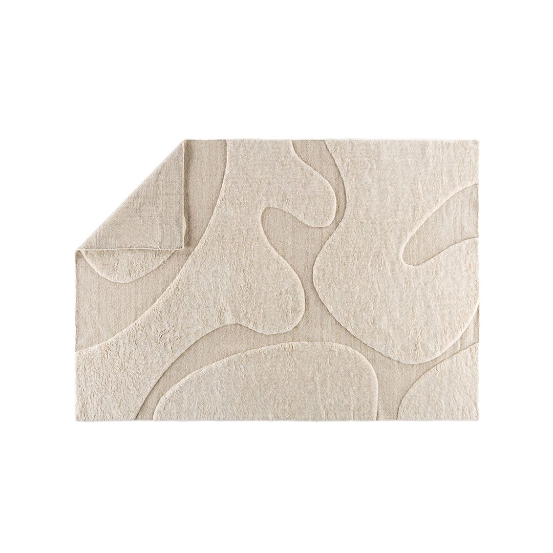 Venture Home Teppich Boone Teppich 160x230 cm beige., Höhe: 3 mm