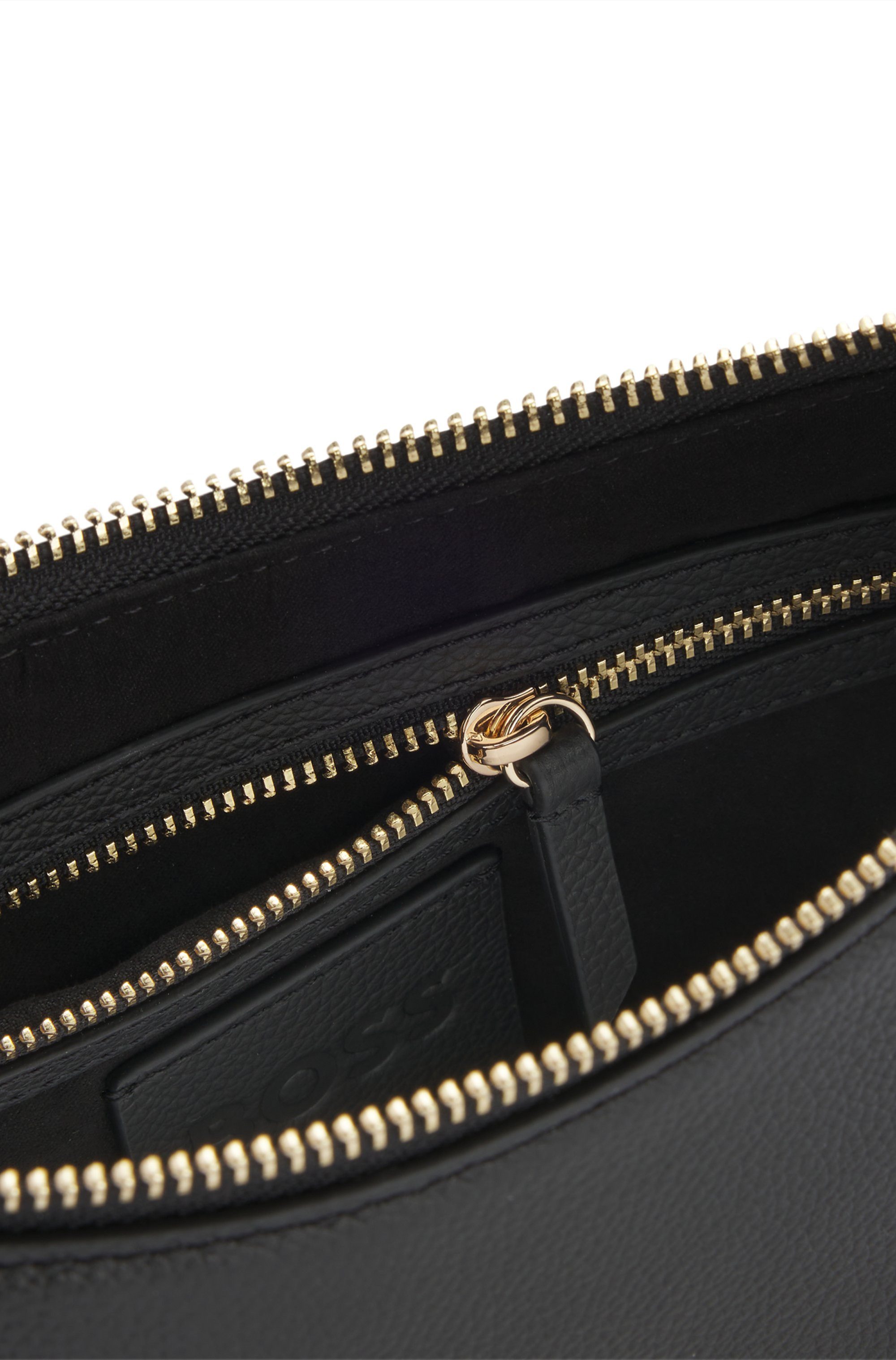 BOSS Hobo B_ICON Halfmoon, Henkeltasche, Schultertasche, Damen-Handtasche mit Reißverschluss