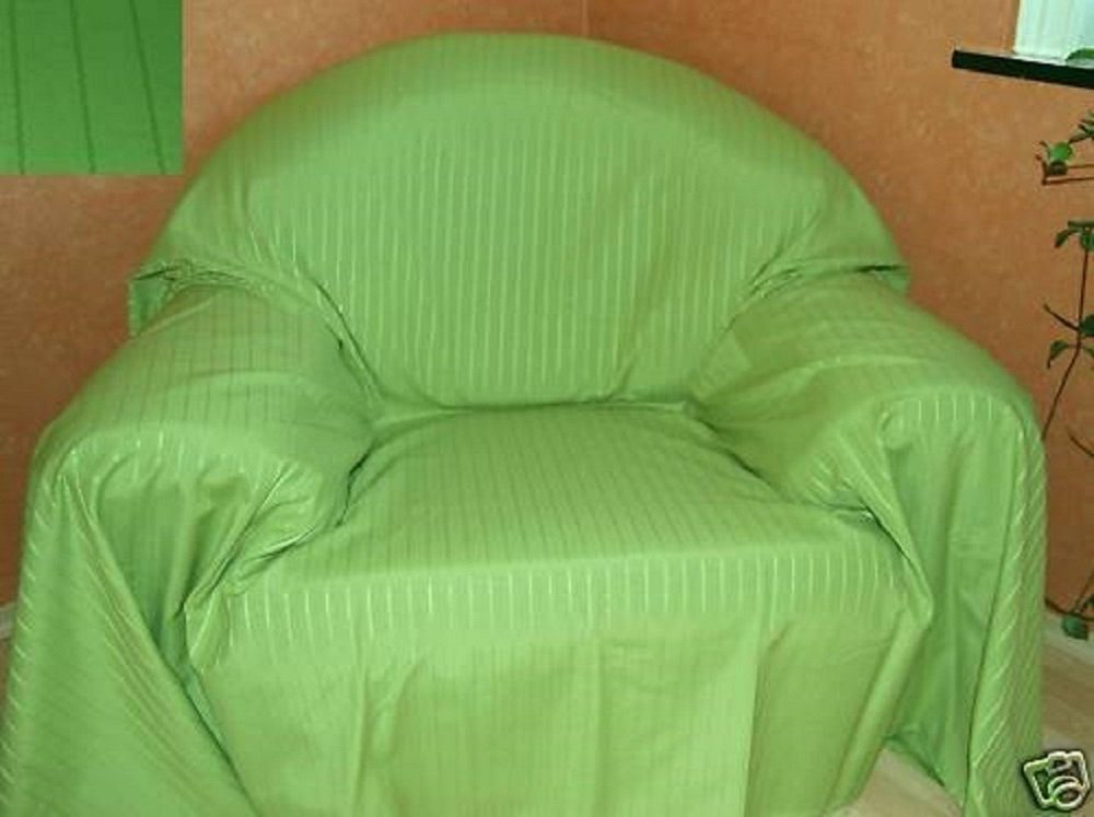 Überwurf Überwurf Sofaüberwurf Tagesdecke, grün, 275 x 275cm, Textil schmutzabweisend, Clever-Kauf-24