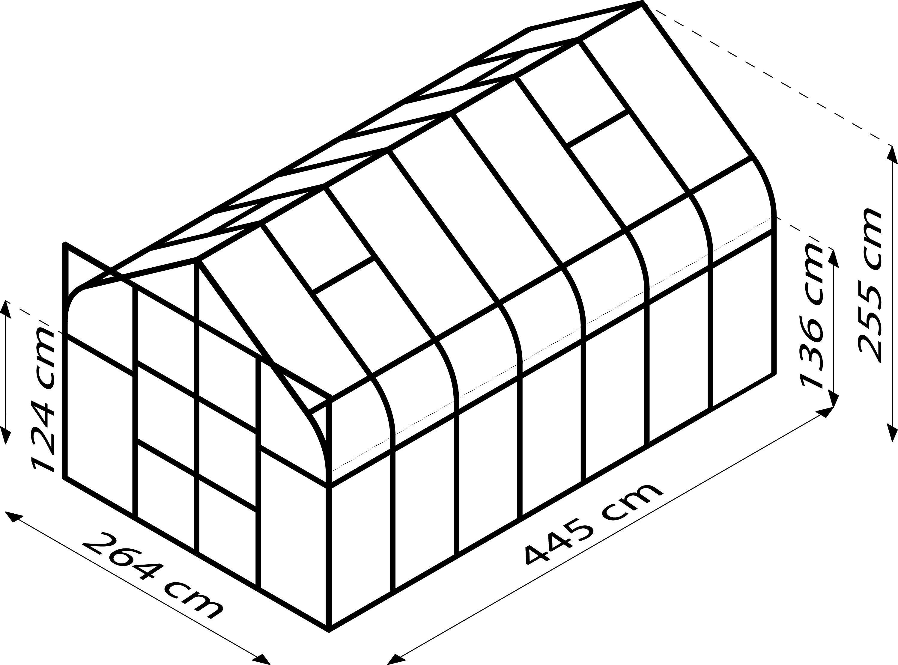 Vitavia Gewächshaus Diana 11500 HKP 4mm...