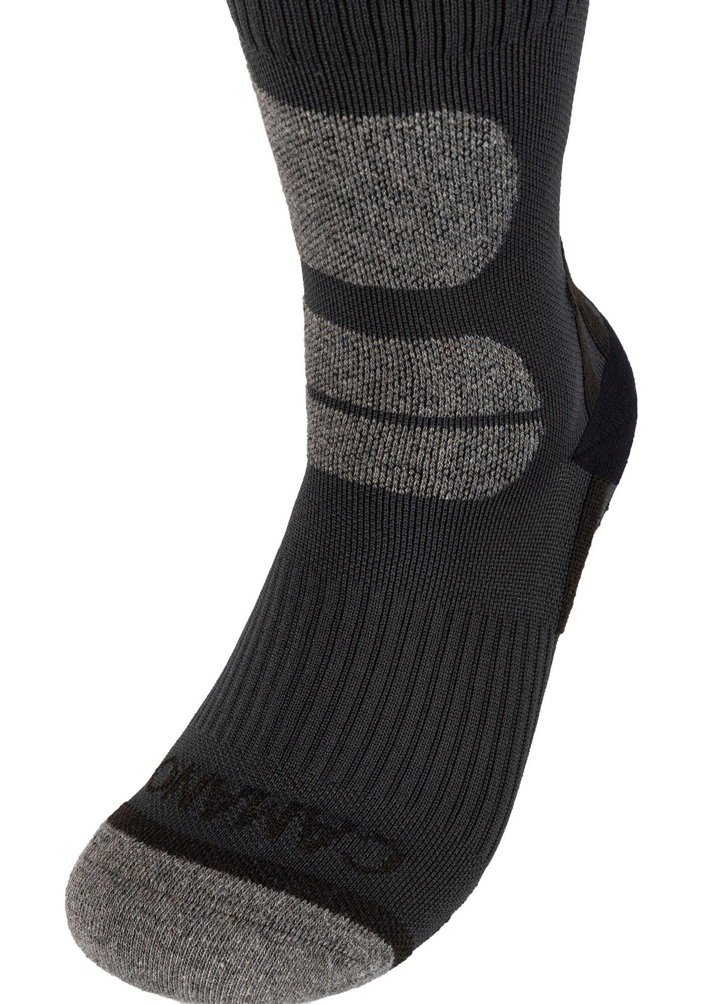 Camano Wandersocken Function (4 Paar) mit Fußgewölbe-Stütze