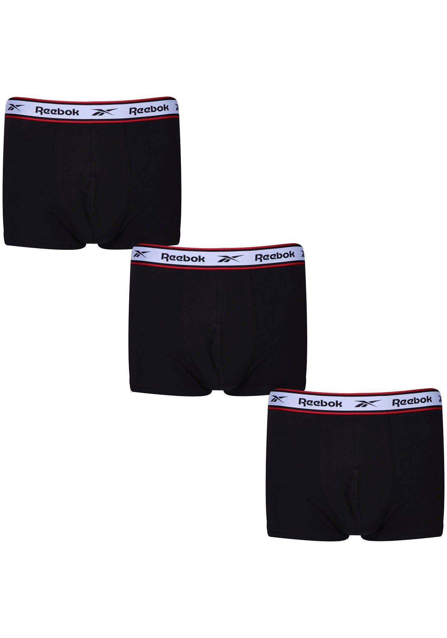 (Packung, 3-St) Reebok BARLOW black Trunk