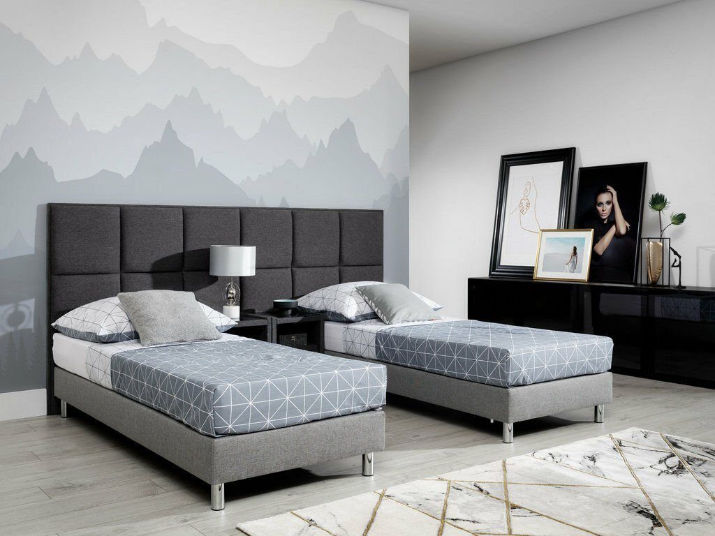 JVmoebel Bett, Luxus-Doppel-Hotelbett Ehe 80/160x200 cm im Schlafzimmer