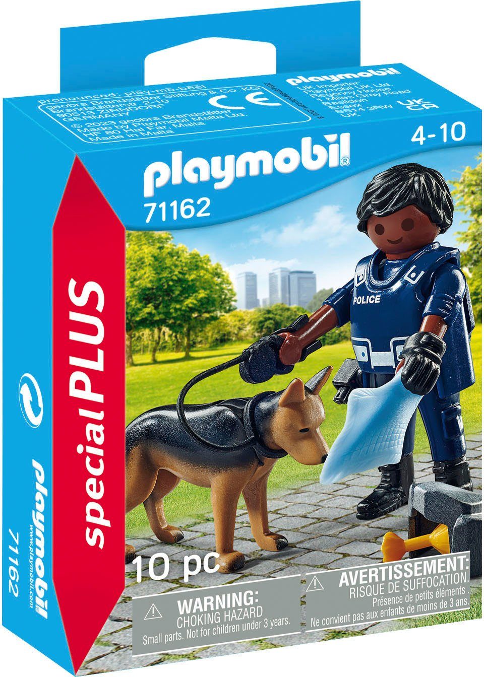 Playmobil® Polizist mit Spürhund (71162), Special Plus Konstruktions-Spiels günstig online kaufen