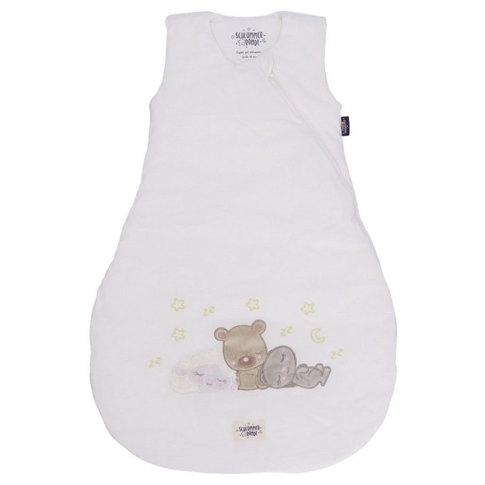 Sterntaler® Babyschlafsack Ganzjahres Schlafsack 110cm Schlummerbande (1 tlg) Babyschlafsack mit leichter Wattierung Pucksack Baby 110cm