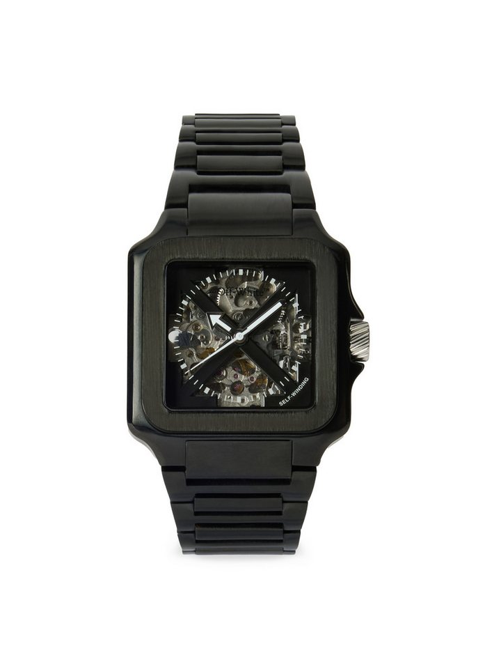 OFF-WHITE Automatikuhr PROTO AUTO OW1G008M0085, Armbanduhr, Herrenuhr, Mechanische Uhr, Edelstahlarmband, analog