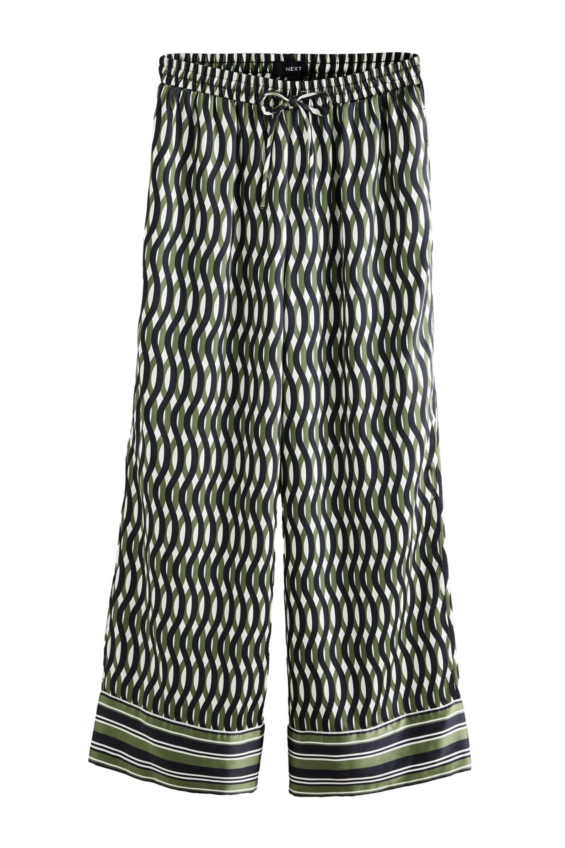 Next Palazzohose Lange Satinhose mit weitem günstig online kaufen