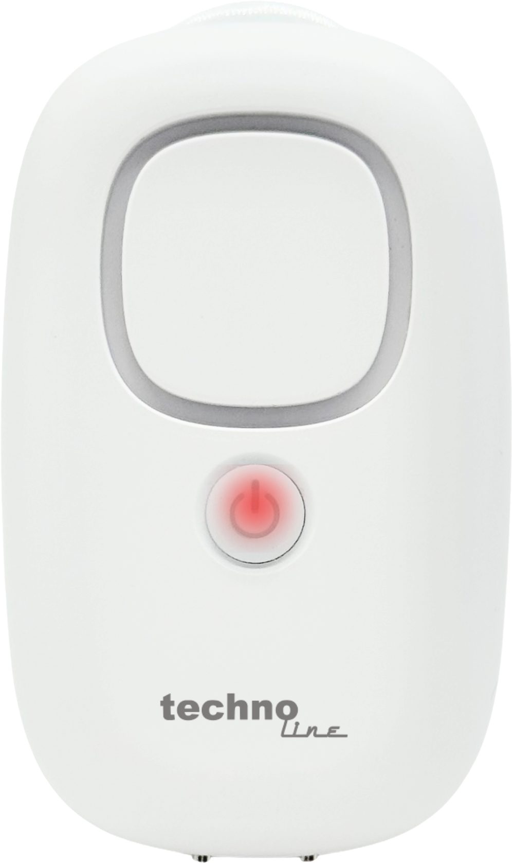 technoline PA 300 Wassermelder (Badewannen-Überlaufschutz mit Saugnapf, optischem & akustischem Alarm)