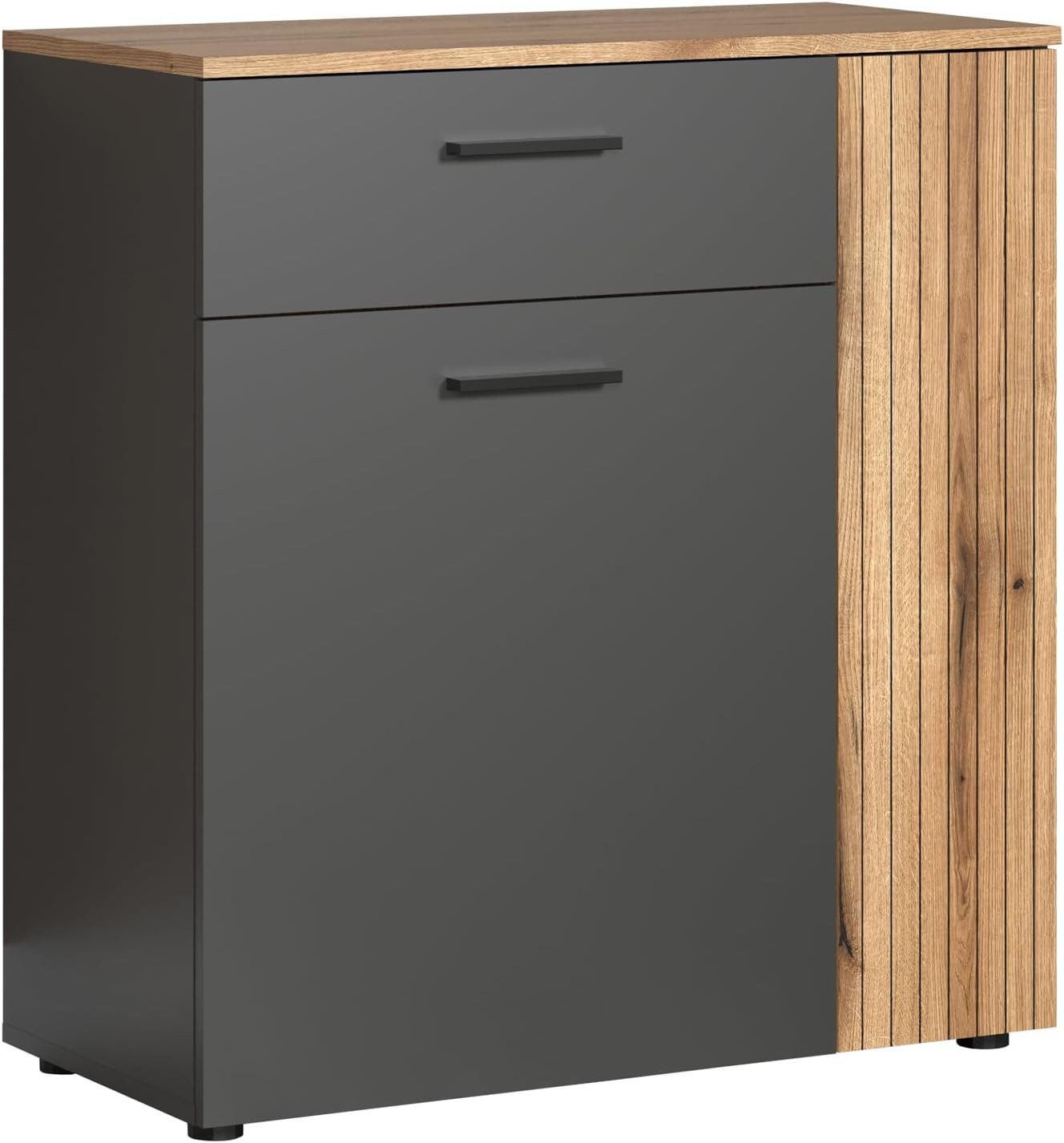 trendteam Kommode (Kommode), Schrank Anrichte Sideboard 80 x 86 x 38 cm