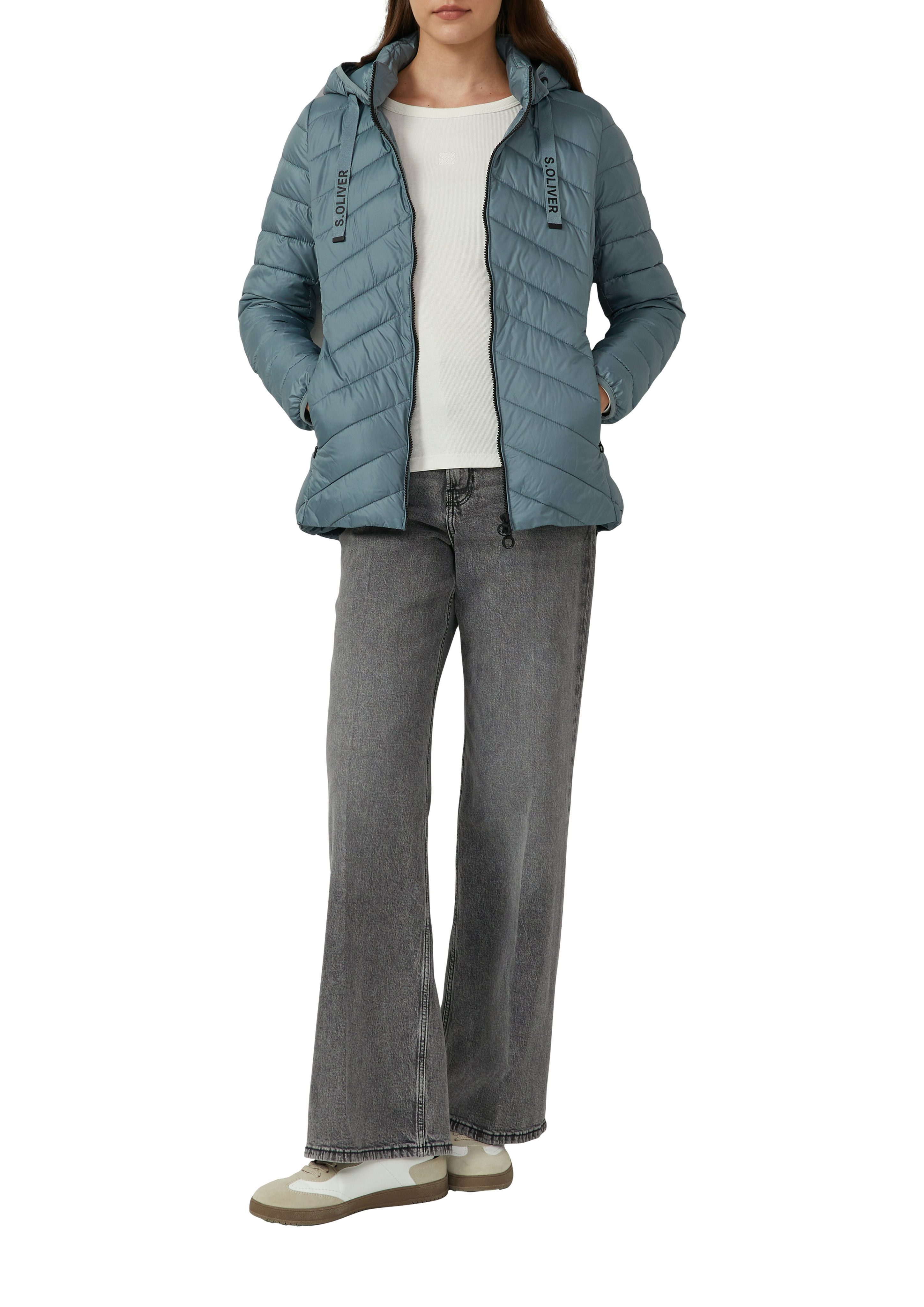 s.Oliver Outdoorjacke mit abnehmbarer Kapuze günstig online kaufen