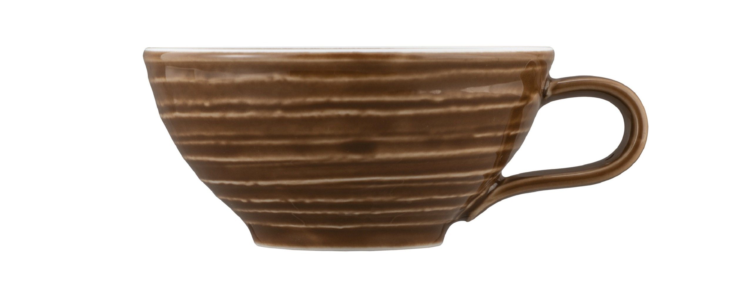 Seltmann Weiden Becher Seltmann Weiden Terra Erdbraun Teeobertasse 0,14 l, Porzellan