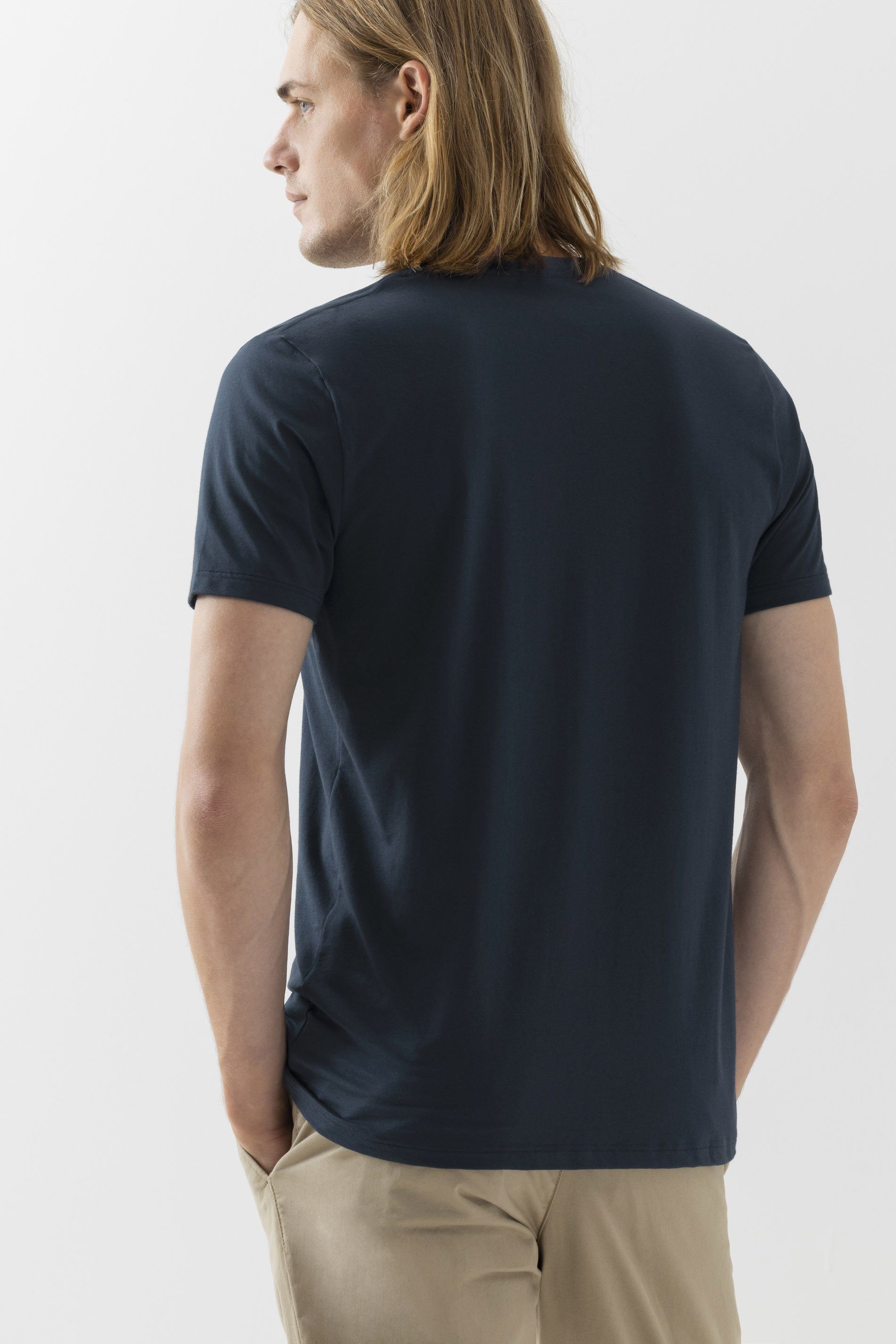 Mey Pyjamaoberteil Mey Herren T-Shirt Serie Dry Cotton Colour Uni (1-tlg)