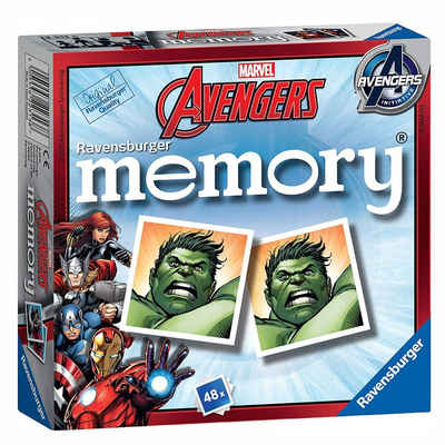 MARVEL Spiel, Memory Mini Memory® 48 Bildkarten Marvel Avengers Ravensburger Spiel