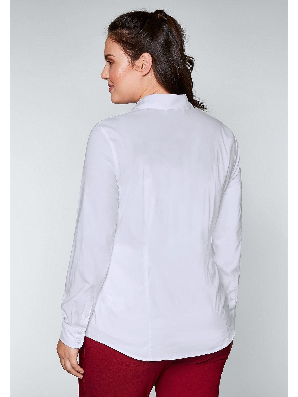 Sheego Hemdbluse Große Größen mit Stretch-Anteil