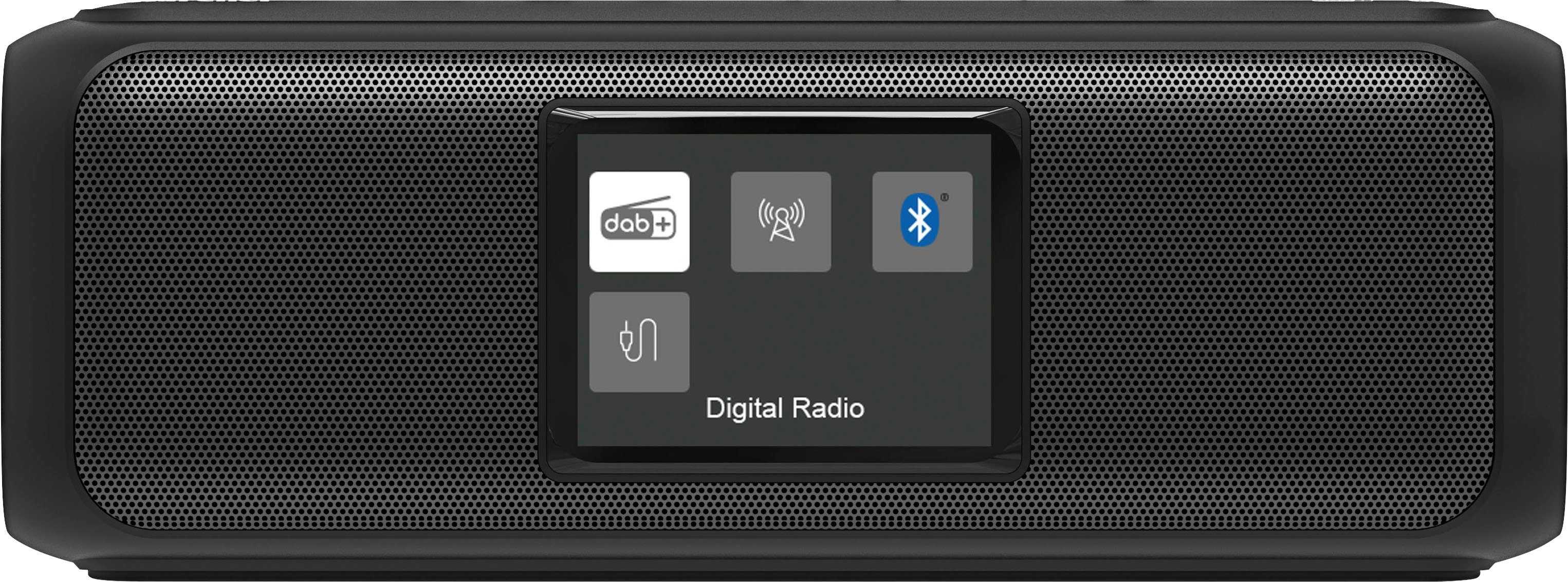 Karcher DAB Go Bluetooth Lautsprecher Digitalradio (DAB) (Digitalradio (DAB), UKW mit RDS, 5 W, Bluetooth-Speaker mit Trageschlaufe, Bluetooth, Stereo, Farbdisplay)