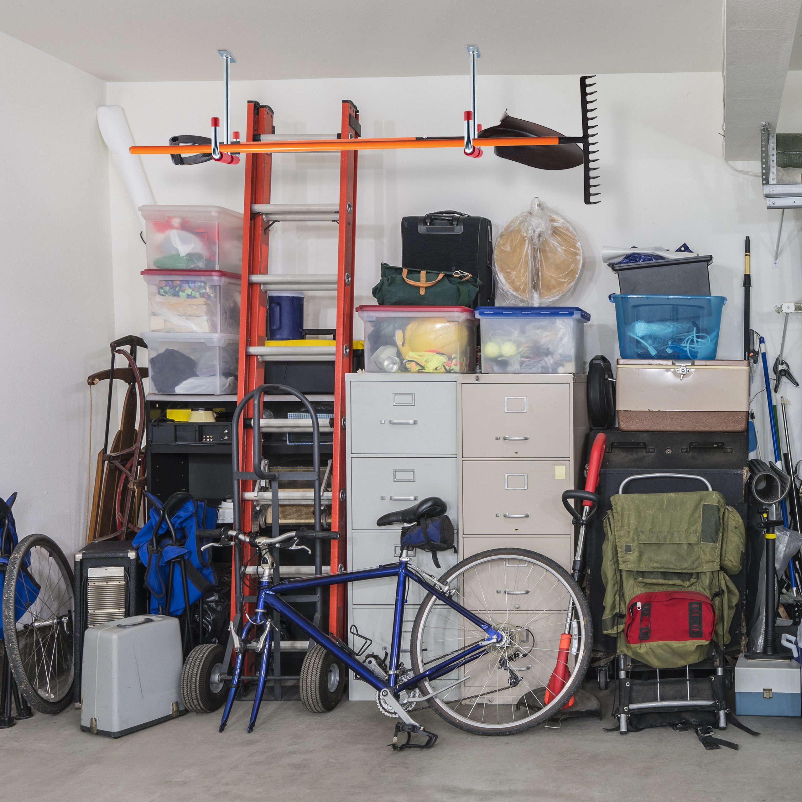 relaxdays Deckenhalter 4 x Deckenhaken für Garage