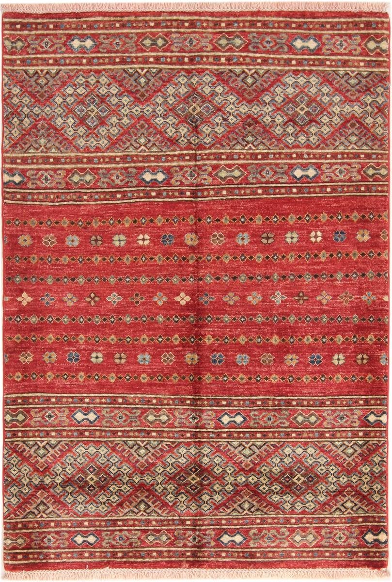 Orientteppich Arijana Shaal 99x145 Handgeknüpfter Orientteppich, Nain Trading, rechteckig, Höhe: 5 mm