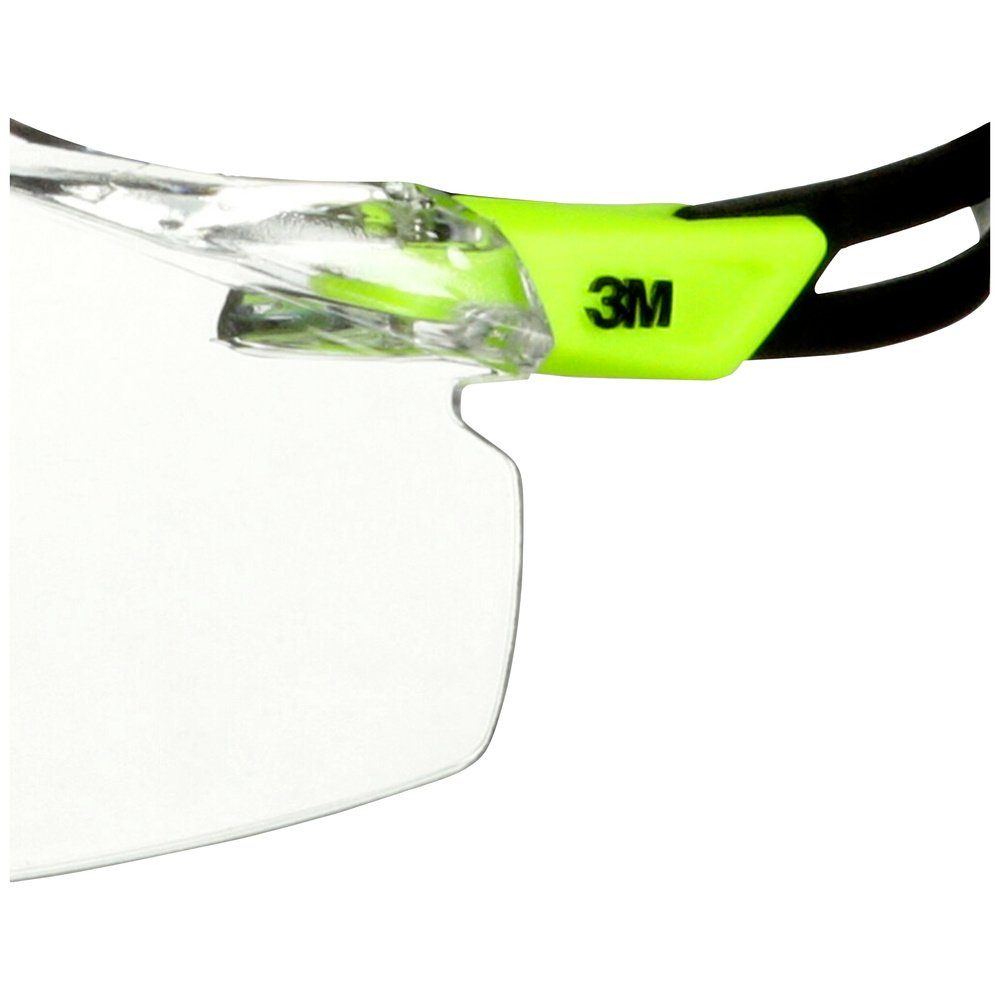 mit Schutzbrille Arbeitsschutzbrille Grün SF501SGAF-GRN Antibeschlag-Schutz 3M 3M SecureFit