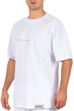Reichstadt Oversize-Shirt Casual T-shirt 22RS033 (1-tlg) mit Stitching auf der Brust