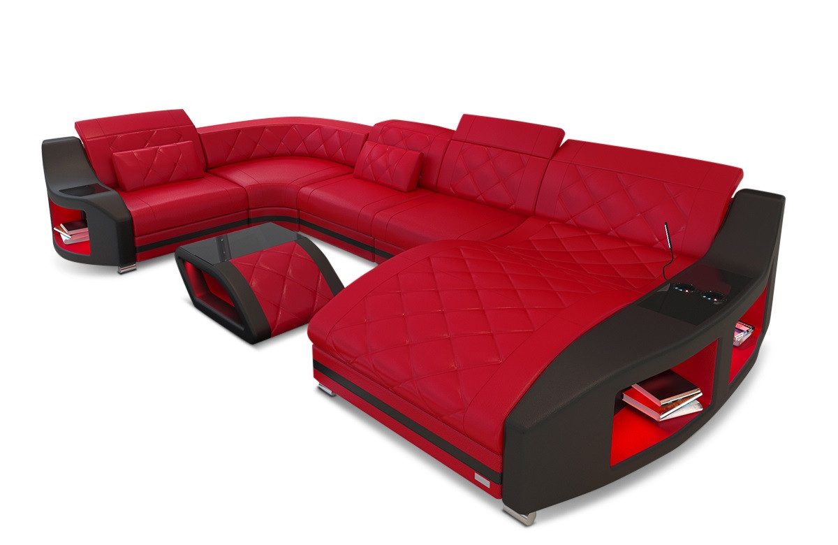Sofa Dreams Wohnlandschaft Sofa Leder Swing günstig online kaufen