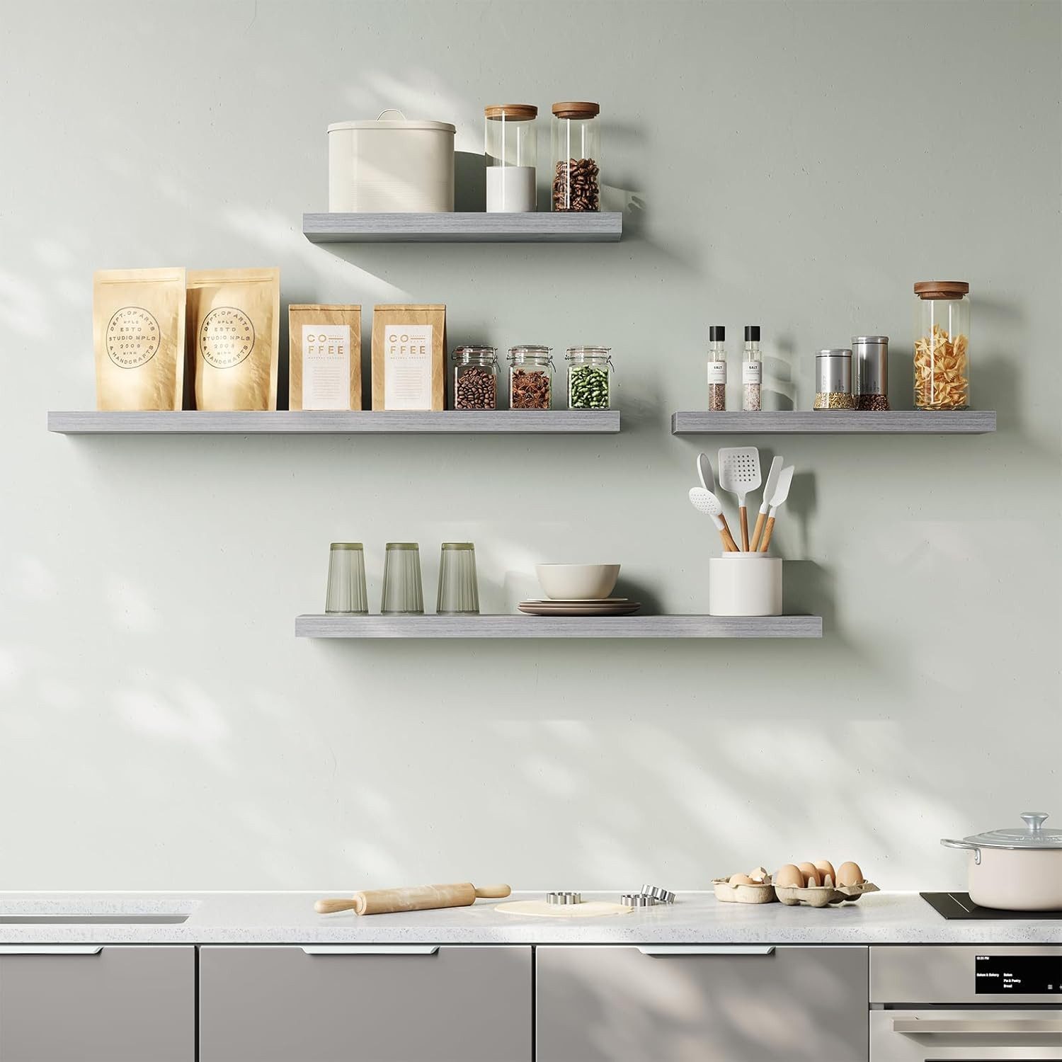 Woltu Wandregal, Wandboard CD DVD Regal Bücherregal Holz Board günstig online kaufen