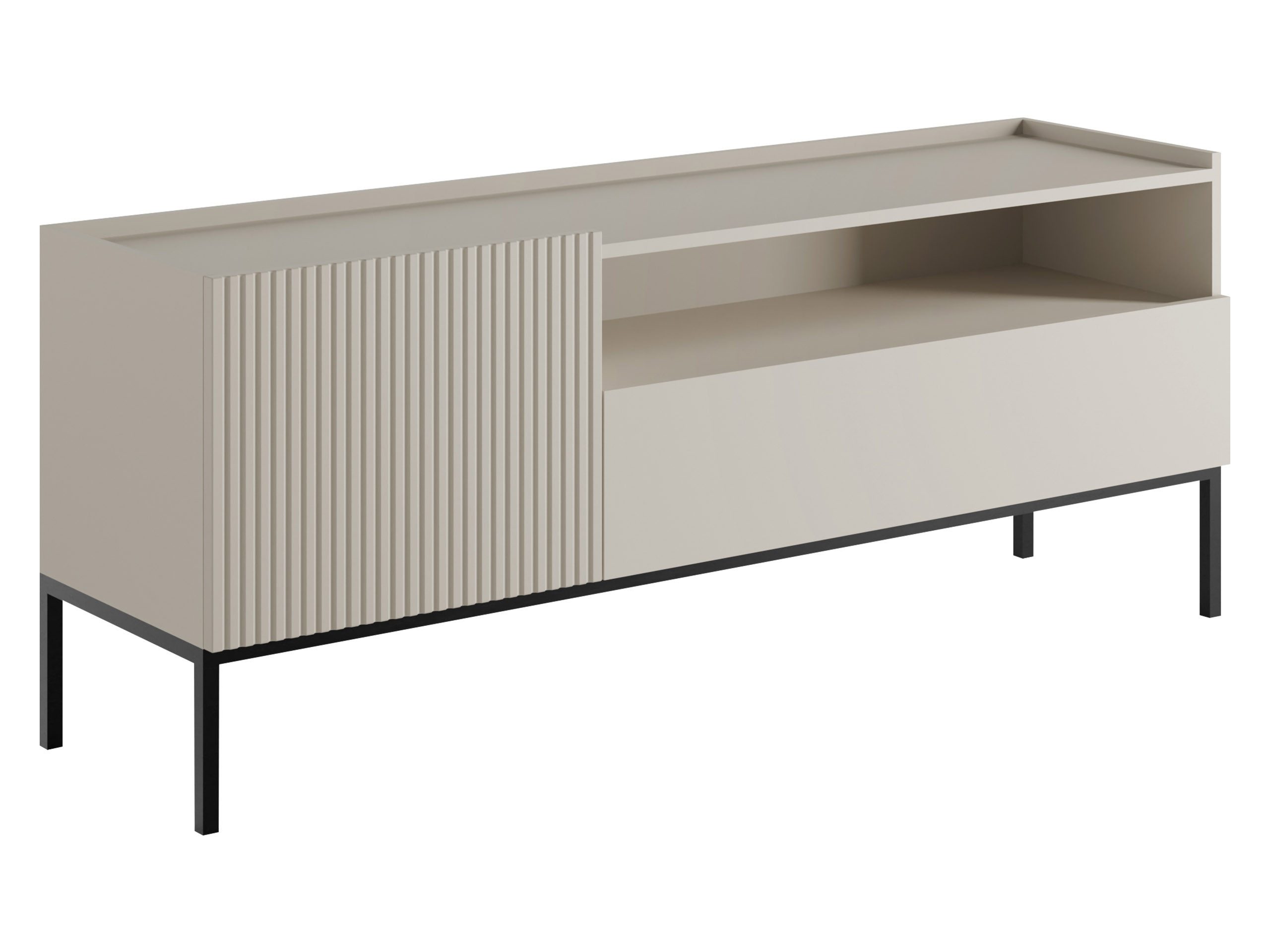 MIRJAN24 TV-Schrank Como 150 1D1SZ (mit Drehtür und Schublade) 150x42x60 cm