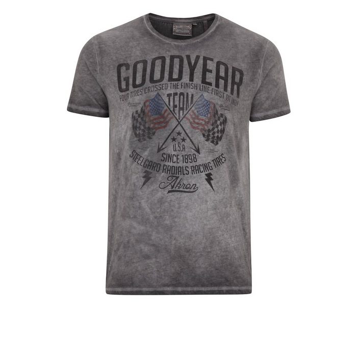 Goodyear T-Shirt FERNALD im lässigen Washed-Out-Look