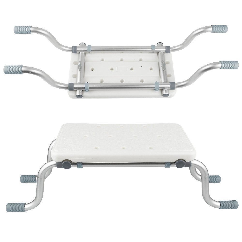 JEOBEST Badewannensitz Rutschfester Duschhocker, belastbar bis 120 kg, Moderne Badezimmerhilfe, Belastbar bis 150 kg, Breite 73 - 83 cm