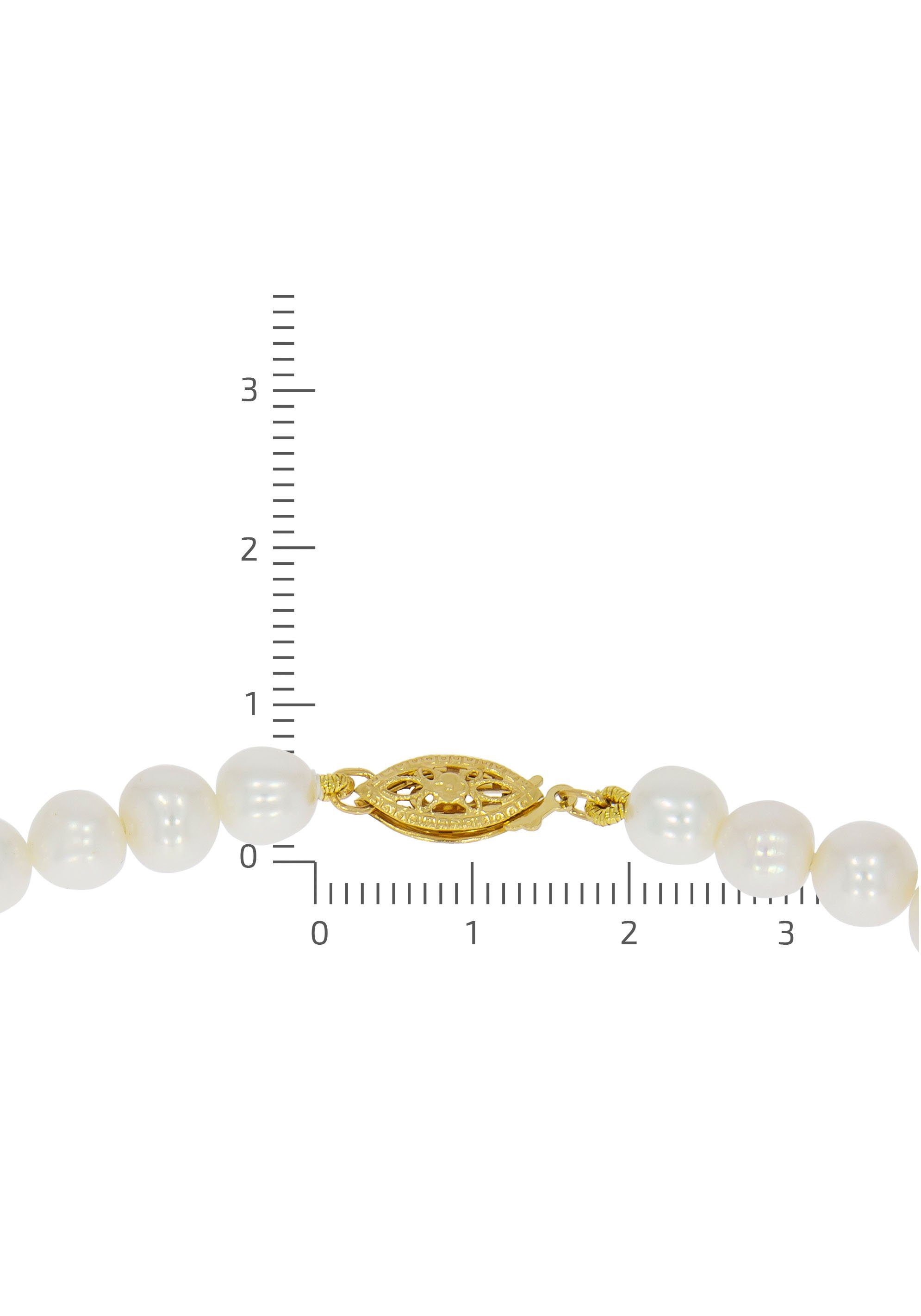 Firetti Perlenkette Schmuck Geschenk Gold 585 Halsschmuck Halskette Perle, mit Süßwasserzuchtperlen
