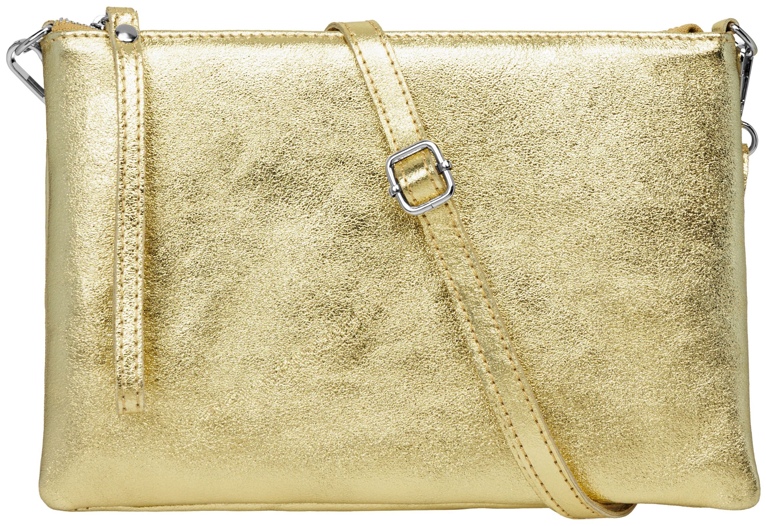 Clutch XL Leder Umhängetasche Damen Tasche - CLASSIC LINE - Modell No.843