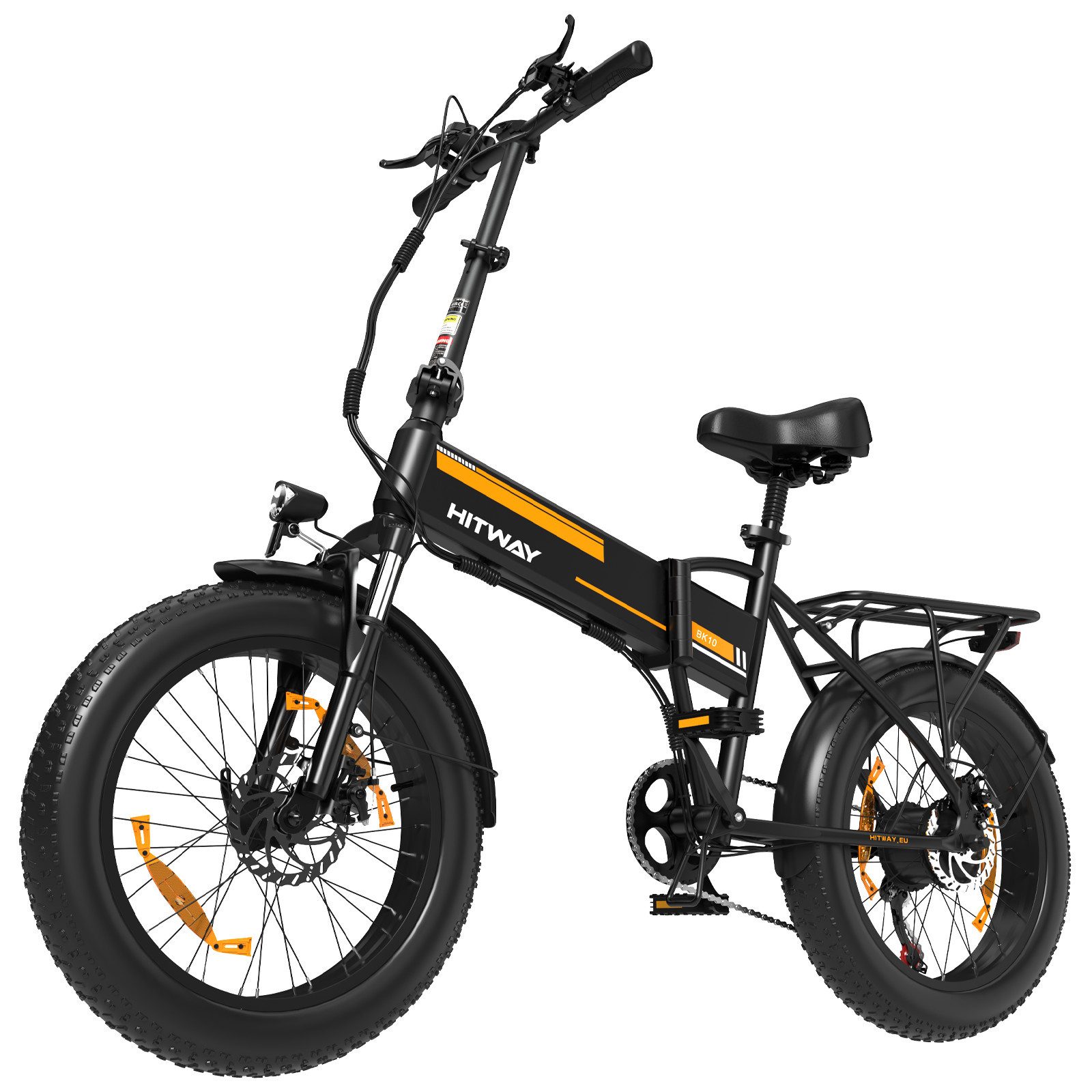 E-Bike Faltrad 20*4,0 zoll Elektrofahrrad mit 48V13Ah Akku Pedelec