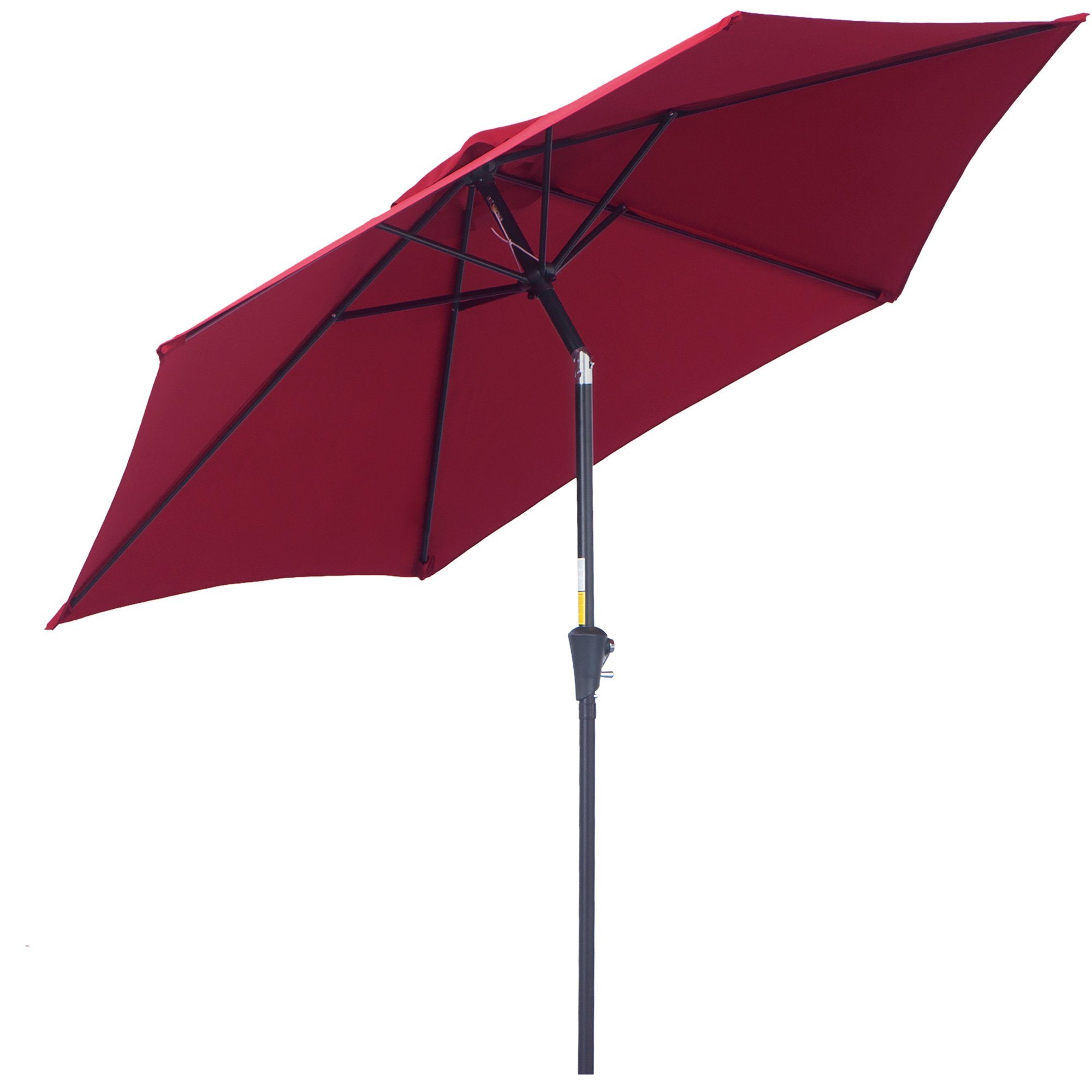 Outsunny Sonnenschirm Marktschirm mit Handkurbel, aus günstig online kaufen