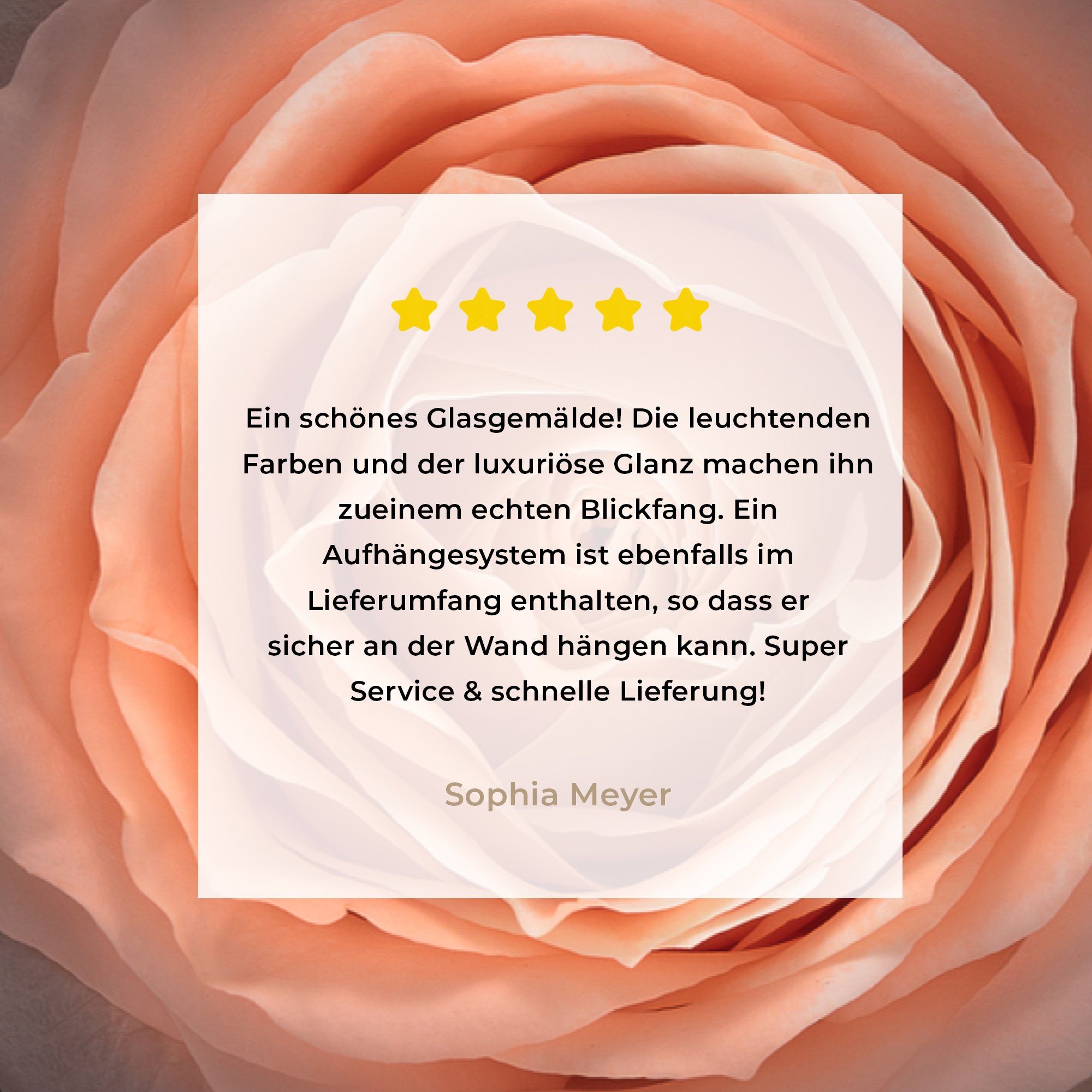 Rosa auf von Form (1 & oben, Acrylglasbilder St), Hintergrund, Runde schwarzem Acrylglasbild Schlafzimmer Ansicht MuchoWow Blume Wohnzimmer