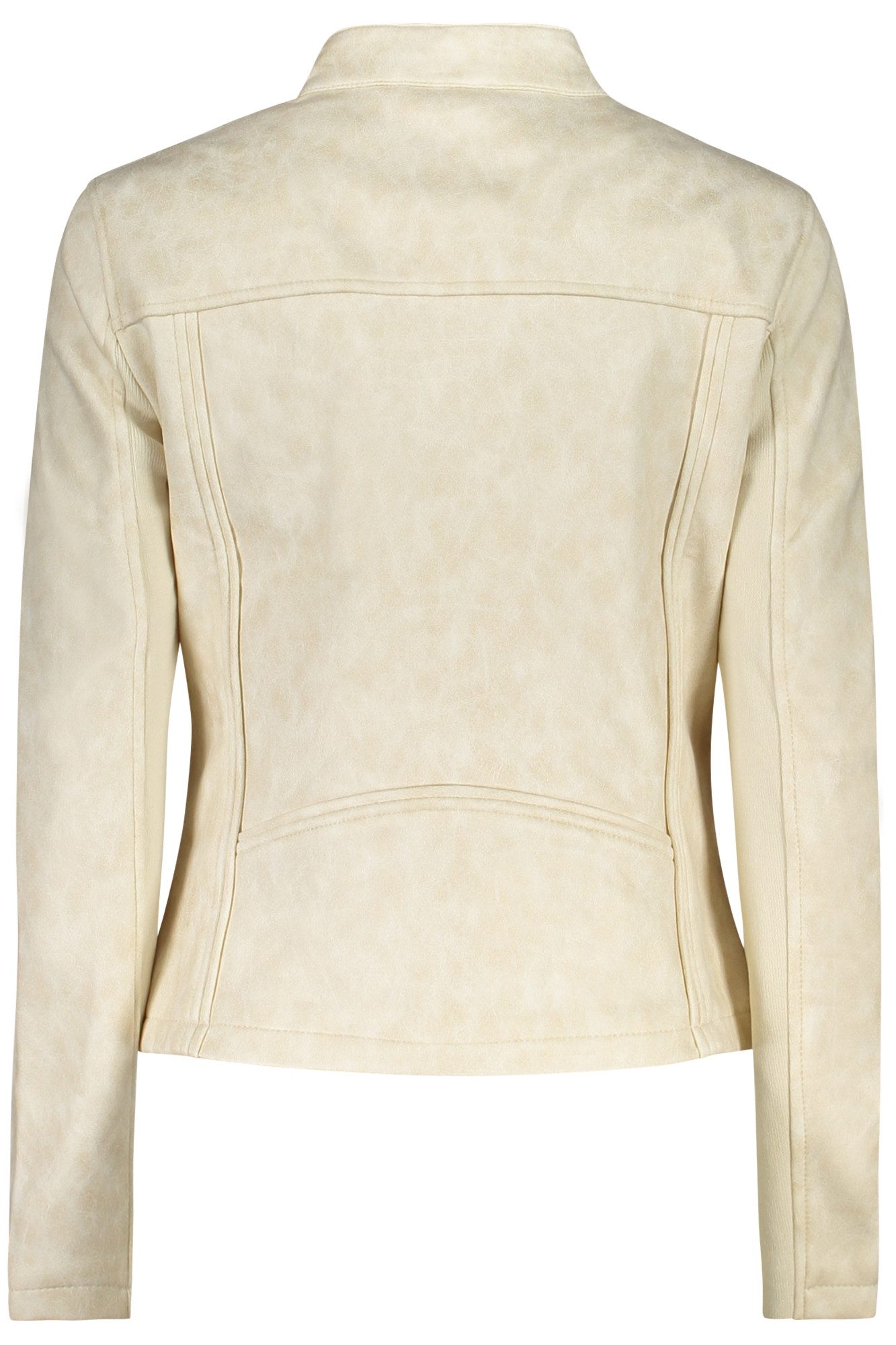 Desigual Outdoorjacke Elegante Damenjacke: Sandfarben, langärmlig, mit Tasc günstig online kaufen