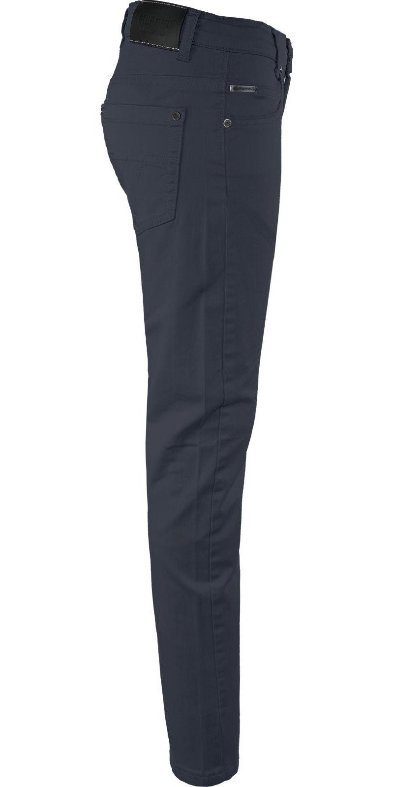 BLUE EFFECT Stoffhose fit nachtblau Chinohose Plus-Größe Relaxed