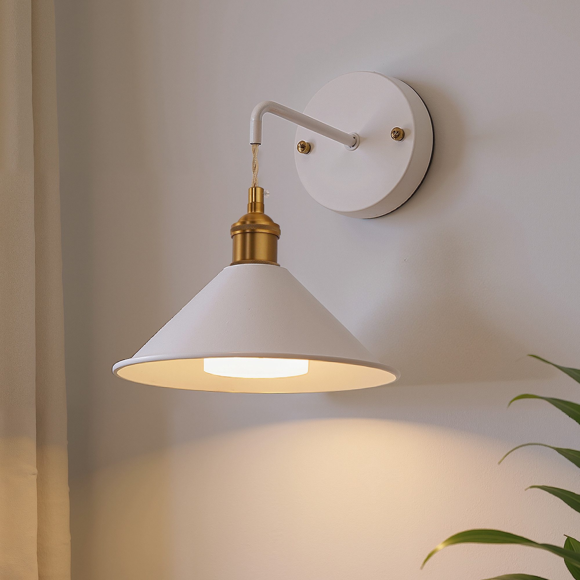 LOHAS-LED LED Wandleuchte LED Wandleuchte, Dimmbar, Fernbedienung, Timer, Farbwechsel (RGB), Farbtemperatur einstellbar, USB-Aufladung, LED wechselbar, Tageslichtweiß, Modernes LED Wandleuchte-Design, dimmbar, LED fest integriert