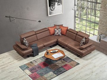 Villa Möbel Ecksofa Energy, 1, Quality Made in Turkey- Pflegeleichter Mikrofaserstoff