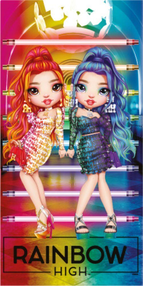 Rainbow High Strandtuch Rainbow High Badetuch günstig online kaufen