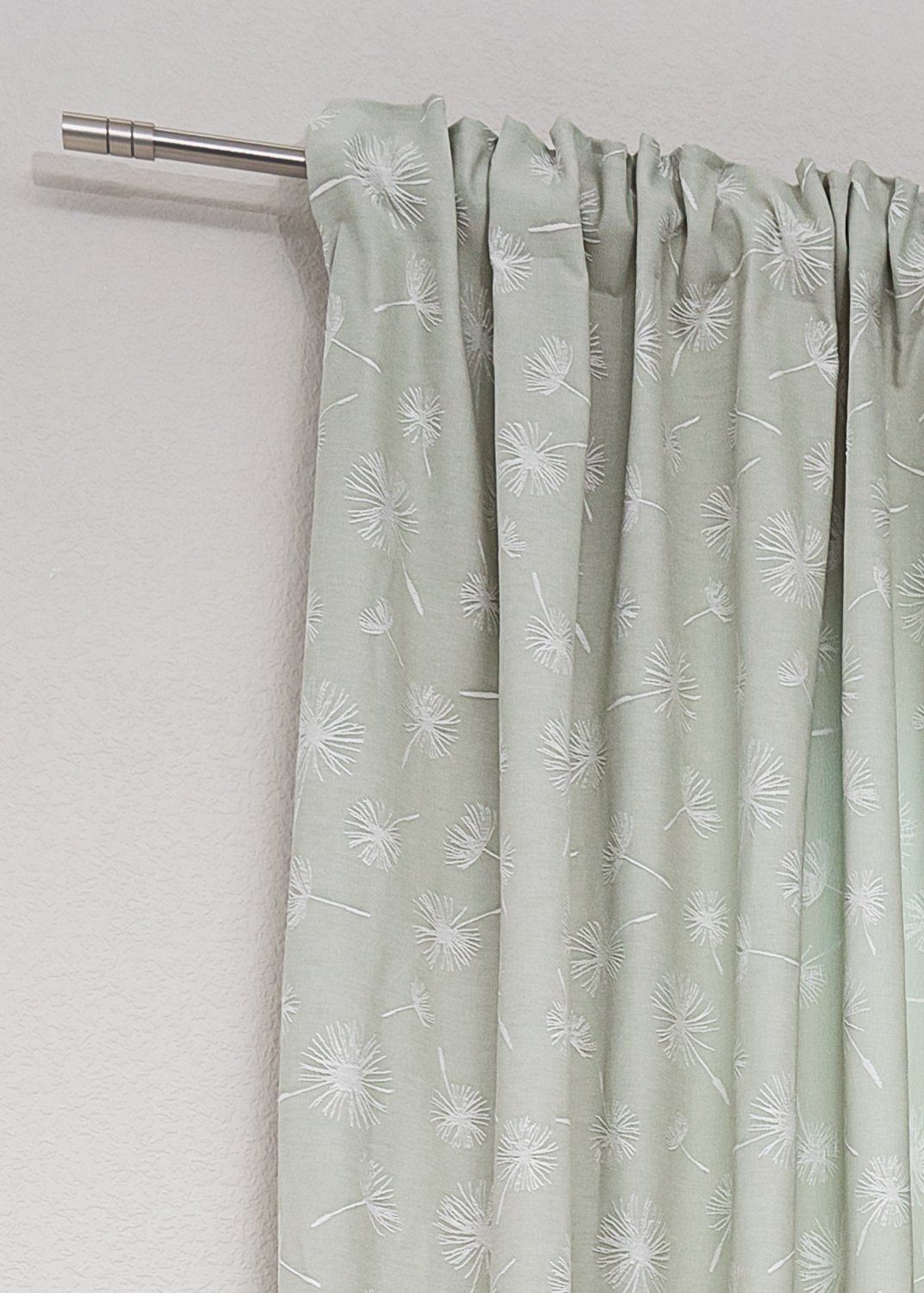 Vorhang Zugbandschal blickdicht, blassgrün St), 245x142cm HxB Parima, (1 LYSEL®