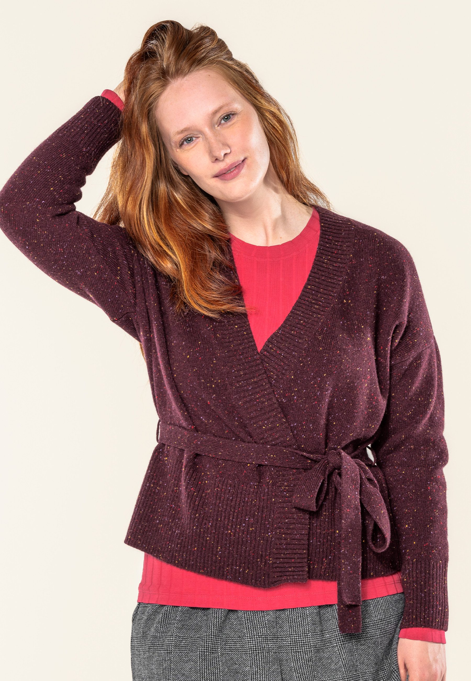 LIVING CRAFTS Strickjacke PACITA GOTS zertifiziert