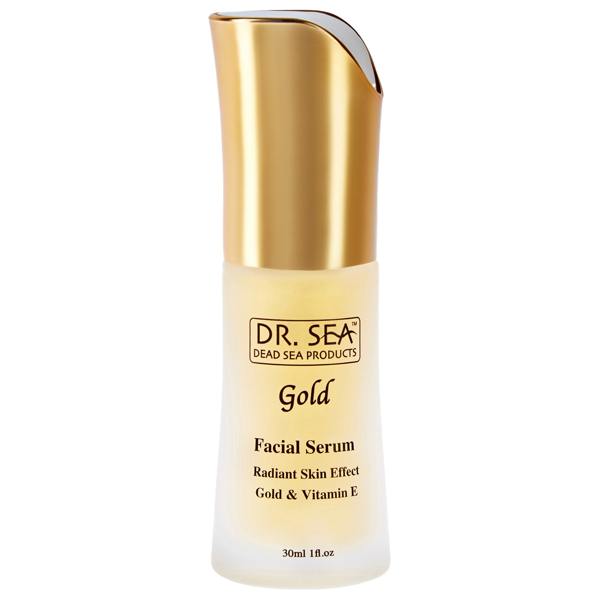 DR. SEA Pflege-Geschenkset 2er Set Gold Glow Effekt Serum und Tagescreme, Mit Hyaluron, Vitamin E, Peptid Komplex und Totes meer Mineralien