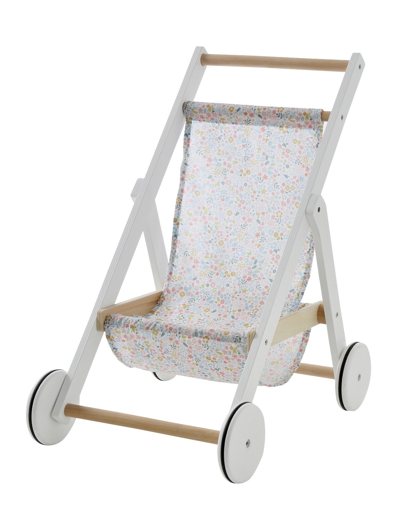 vertbaudet Puppen Accessoires-Set Puppen-Buggy, Holz, Rollenspiel günstig online kaufen