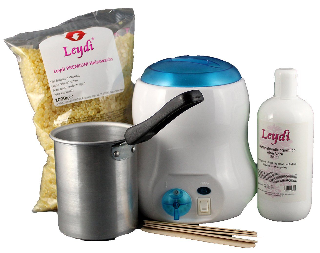 Enthaarungswachs PROFI Brazilian Waxing Set PREMIUM Honig - Waxingset komplett